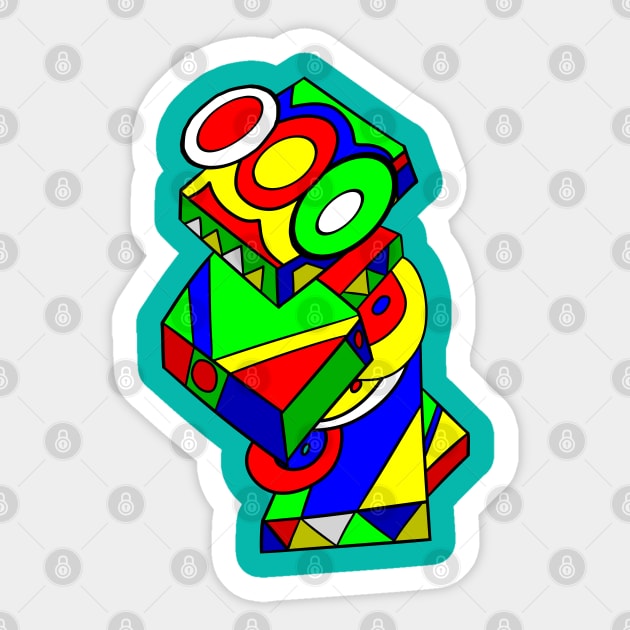 Bright Totem Sticker by VazMas Design